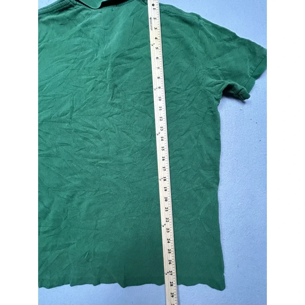 Polo Ralph Lauren Polo Shirt Cotton Pique Green Large Mens